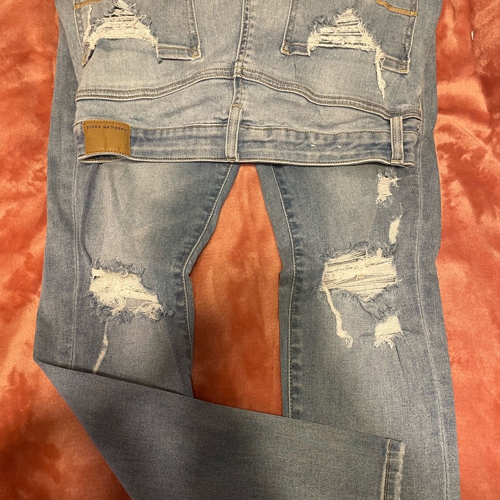 American Eagle, distressed jeans